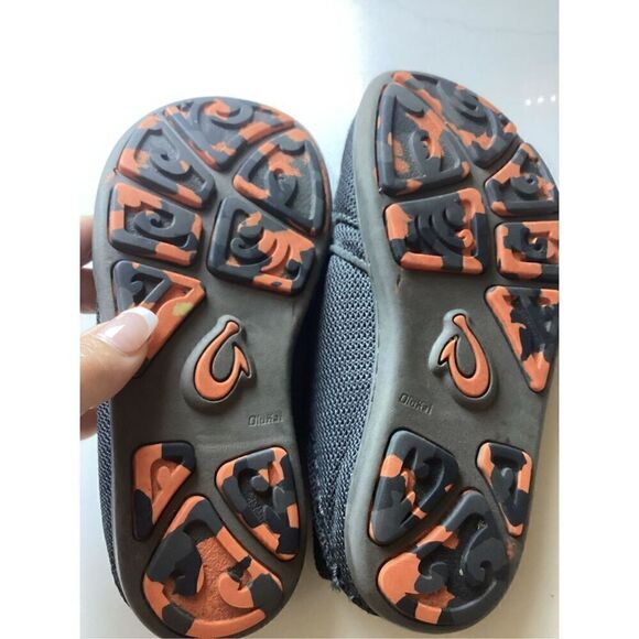 Olukai Boys Nohea Mesh Slip On Shoes Sz 13 Gray - Picture 7 of 7